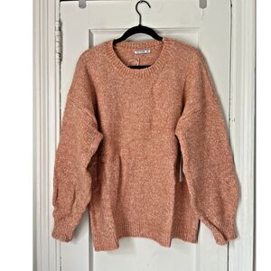 Pink Clover Sweater Women's Size XL Etienne Long Sleeve  LT Orange